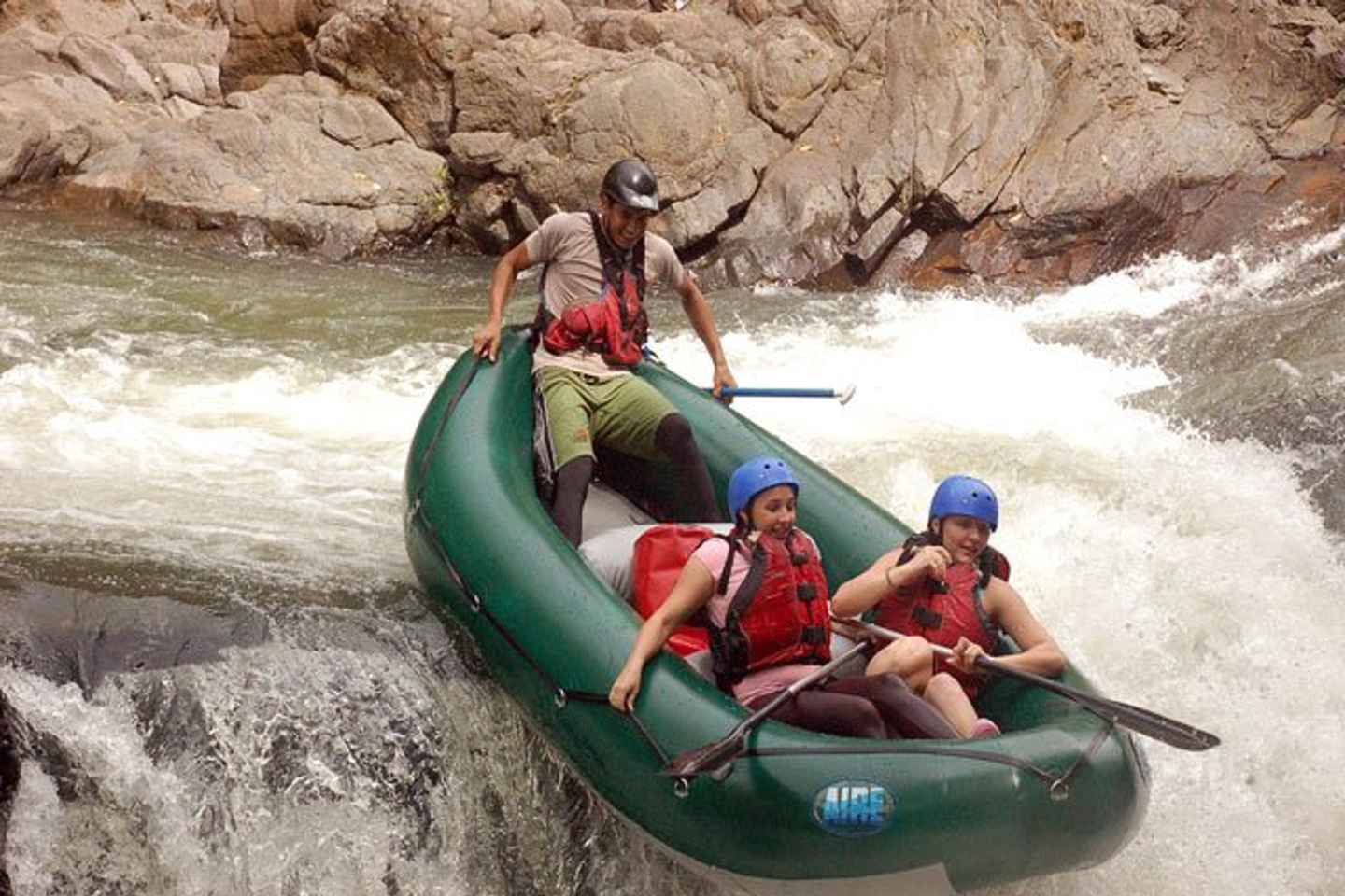 go on an exhilarating river rafting trip on the rio tenorio
