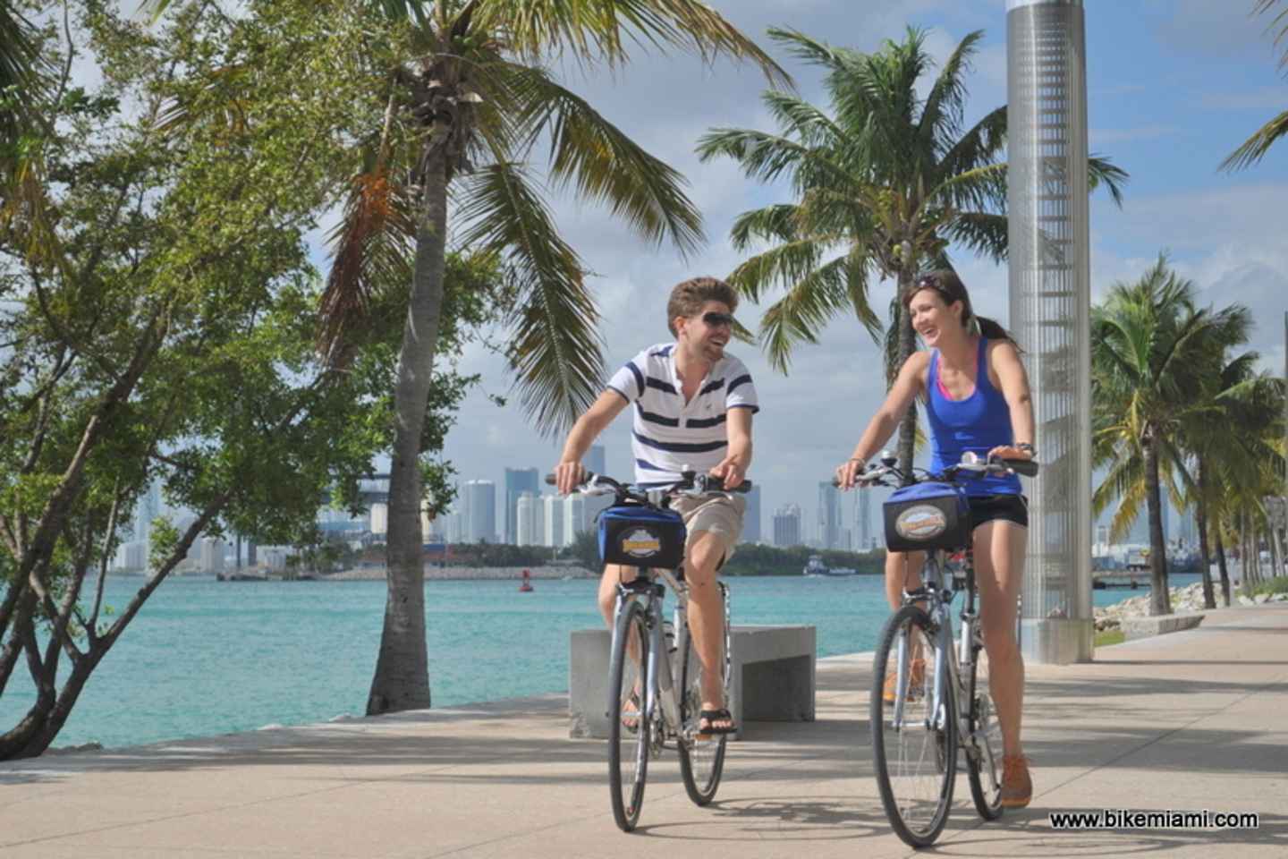 romantic things to do in miami | discover miami side by side on a bike