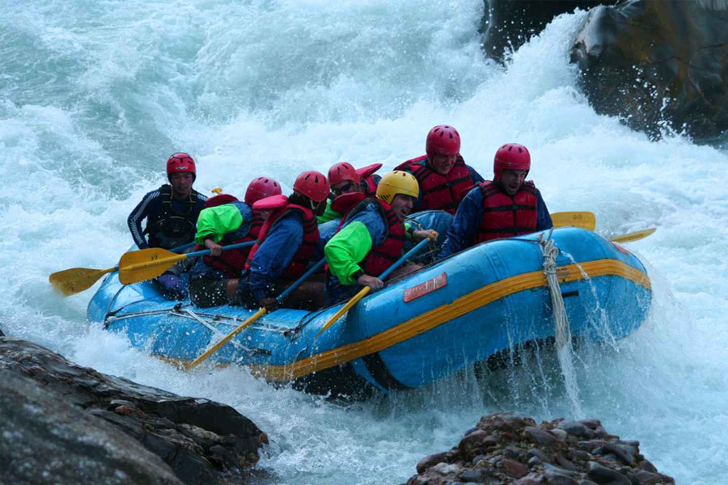 try white water rafting on trishuli river