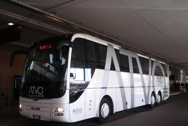 Marco Polo Airport to/from Mestre Train Station: Express Bus