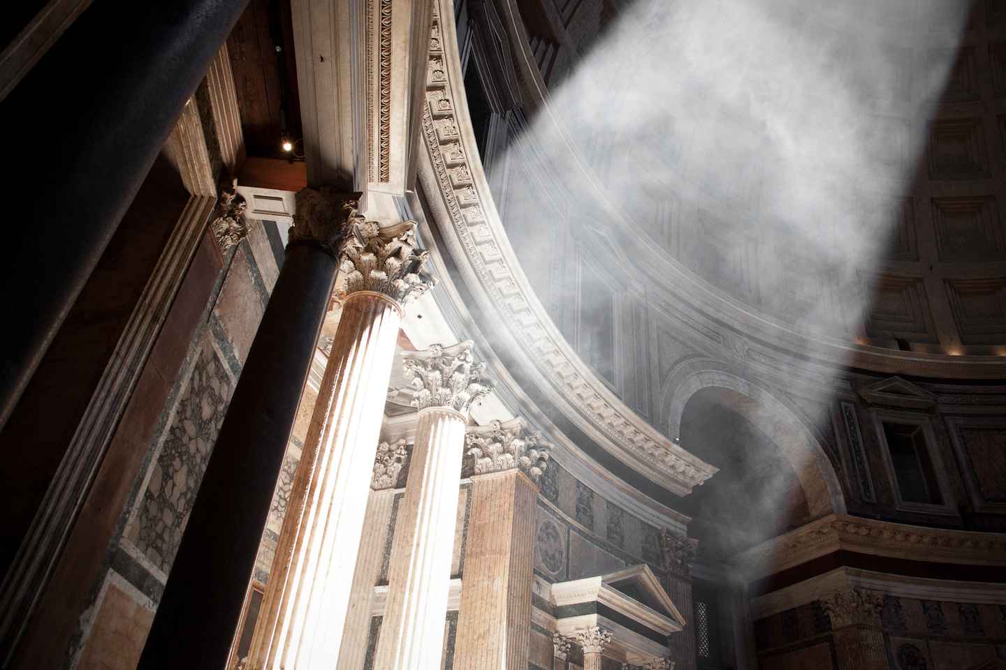 marvel at the pantheon, a former roman temple
