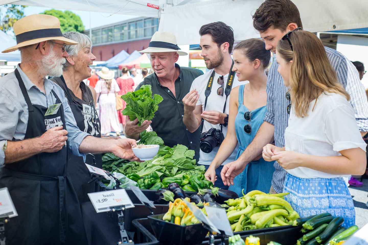 taste local produce at showground farmers' market
