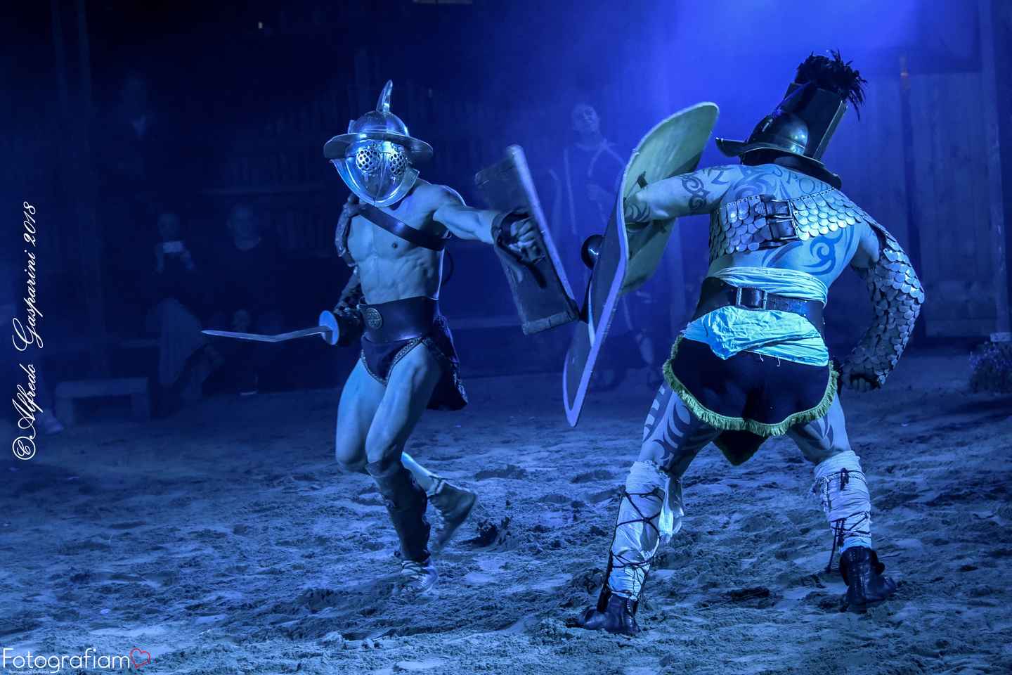 watch the gladiators fight