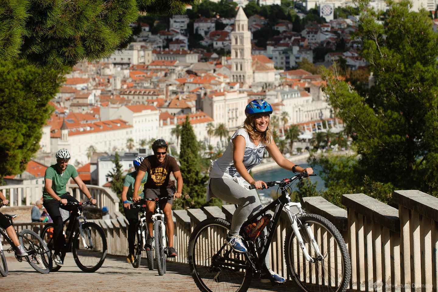 ride along the beautiful city of split