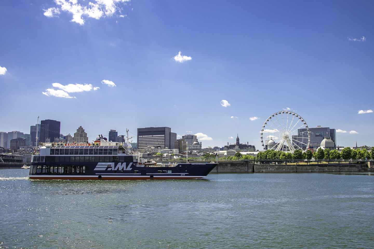 cruise along st. lawrence river with stunning city views