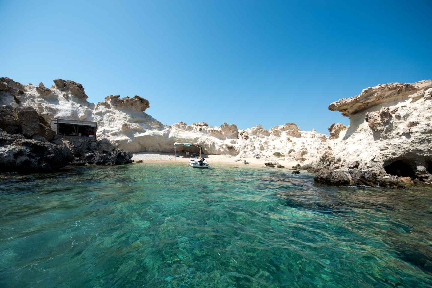 explore koufonisia island on pirate boats