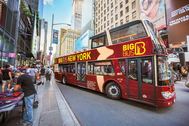 New York: tour panoramico su Big Bus hop-on hop-off