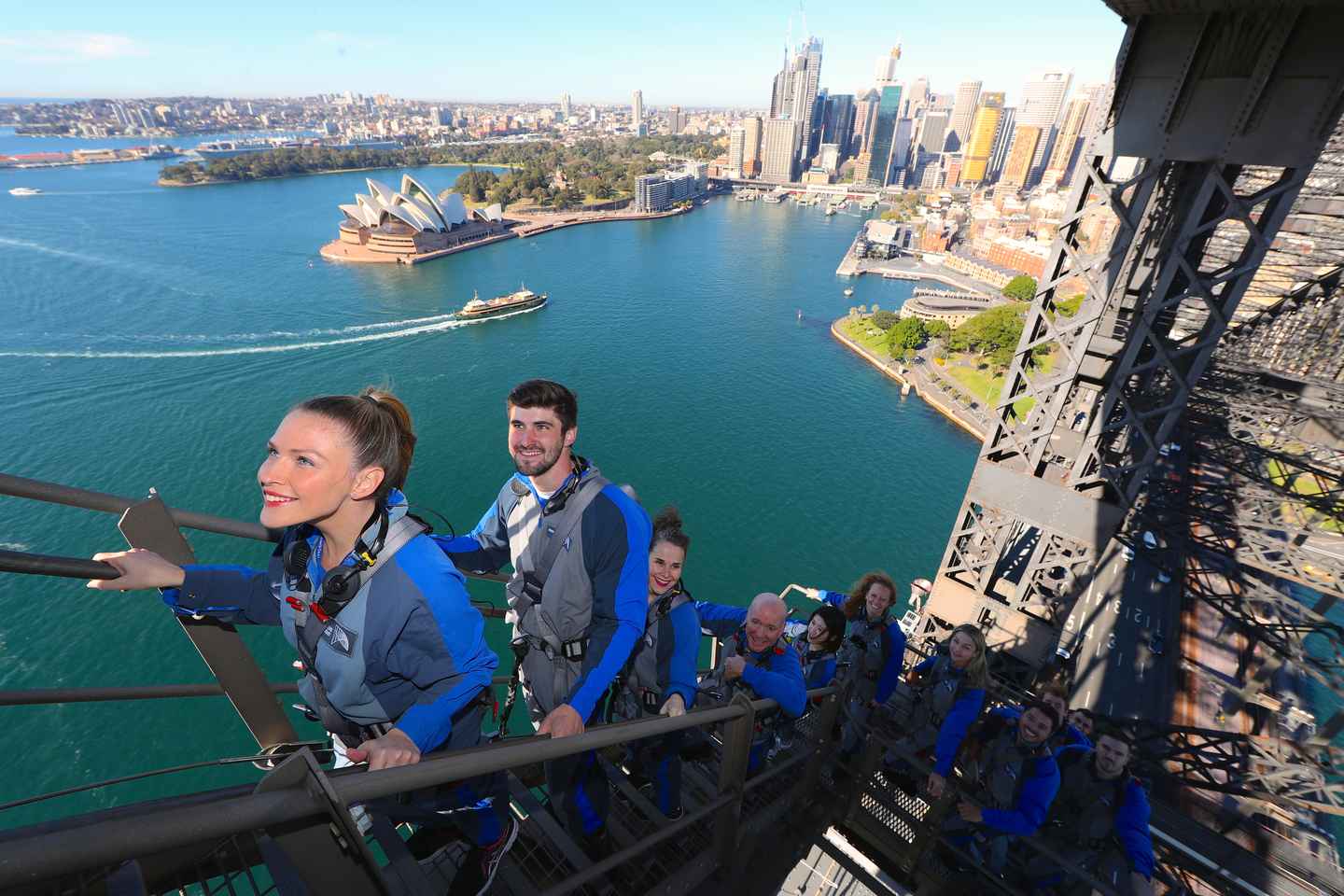 get a unique perspective of sydney harbor bridge with bridgeclimb sydney