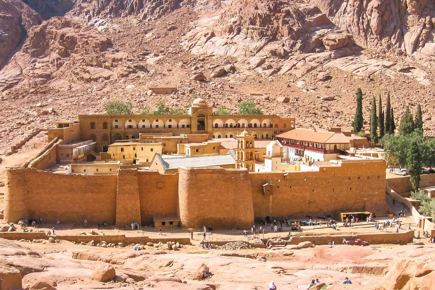 monasteries in egypt | sacred monastery of the god-trodden mount sinai (st. catherine's monastery)