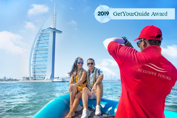Dubái: tour en lancha a Marina, Atlantic y Burj Al Arab