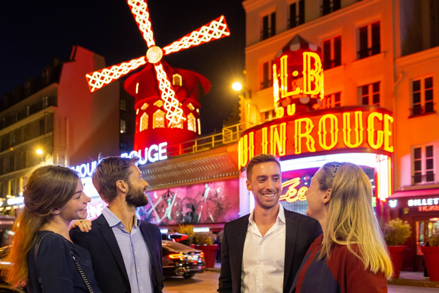Eiffel Tower, Dinner, Cruise, & Champagne at Moulin Rouge