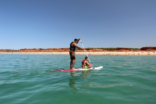 Albufeira: 1-timmars stand-up paddleboard-upplevelse