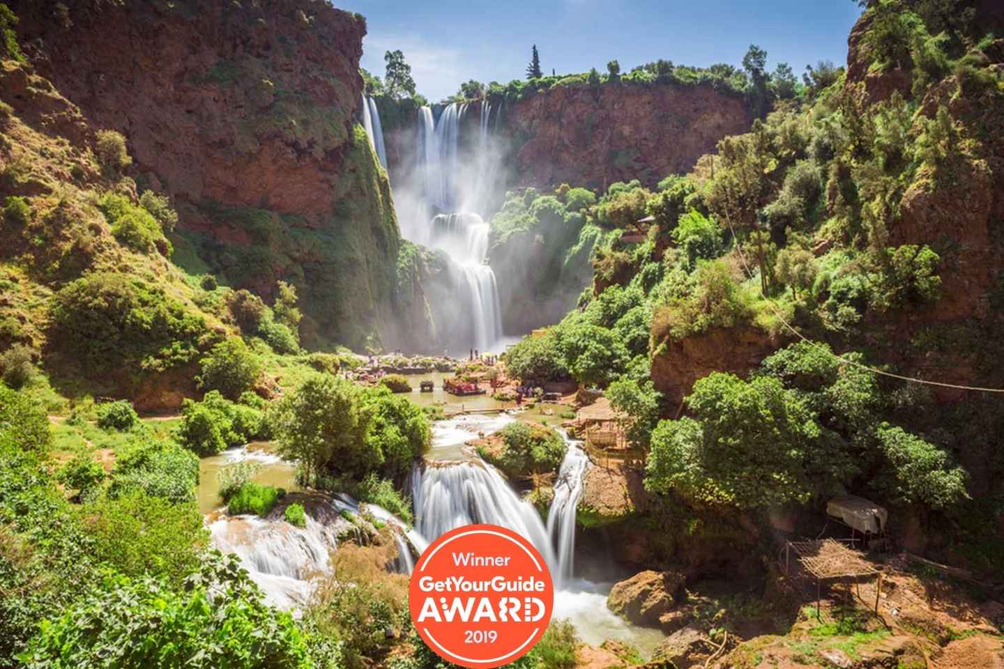 dive into ouzoud waterfalls