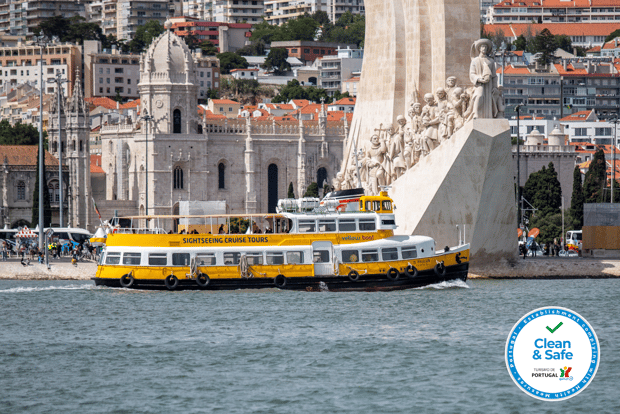 Lisbona: Yellow Boat, tour in barca sul fiume Tago