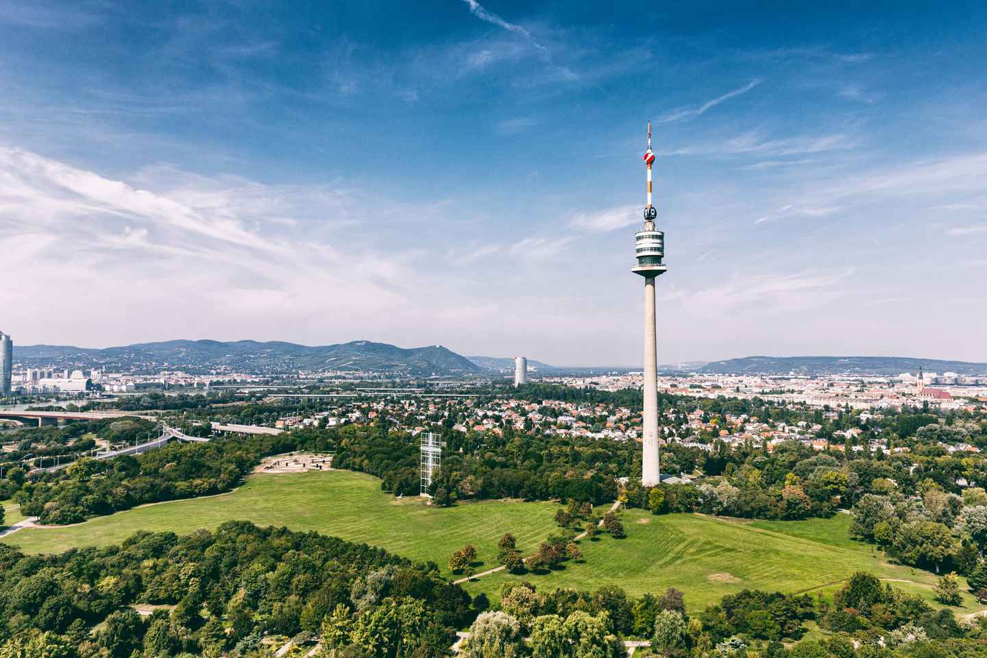 things to do at night in vienna | experience a 360-degree view from the danube tower