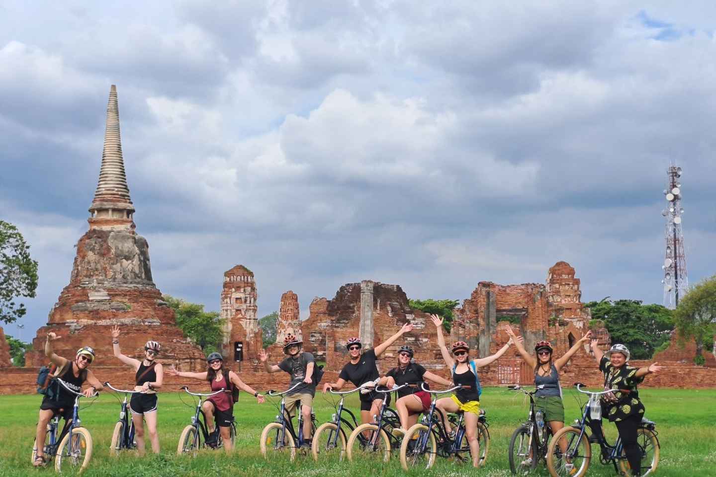 bike tours in thailand | explore the history of ayutthaya on two wheels