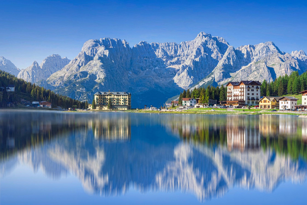 Desde Venecia: Excursión de un día a los Dolomitas, el lago Misurina y Cortina