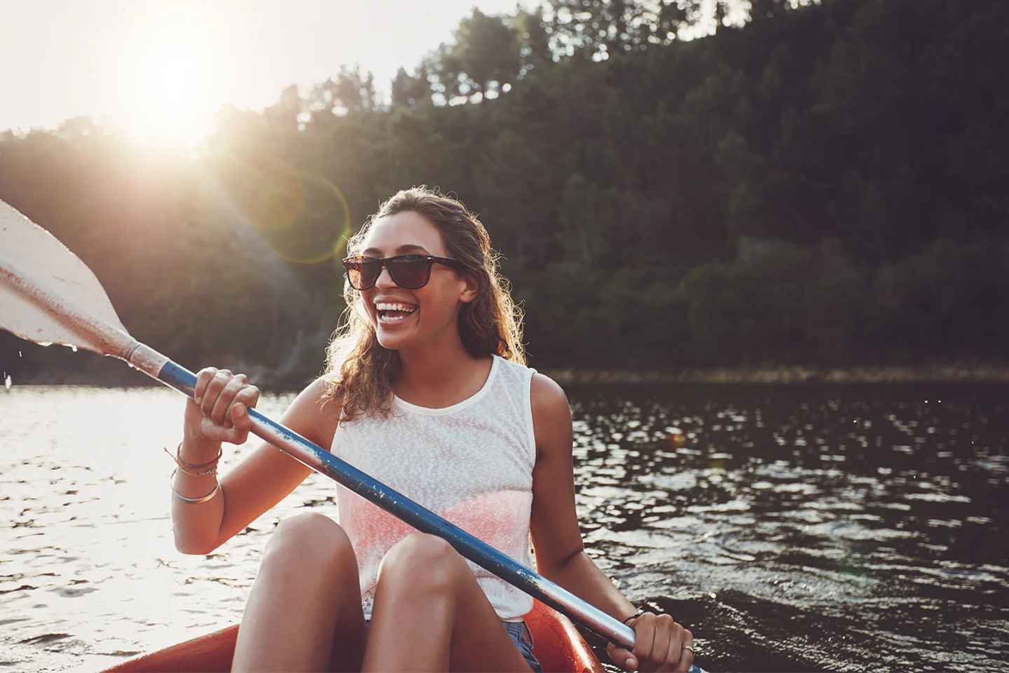 enjoy a guided canoeing trip