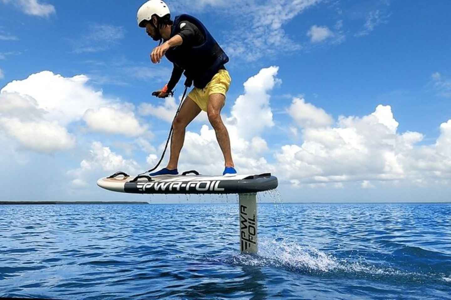 things to do in guadeloupe | ride the waves on an electric foil ride with an instructor