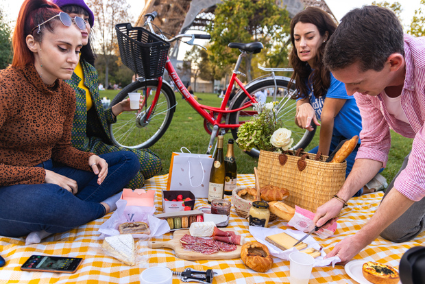 París: Recorrido gastronómico en bicicleta con un guía