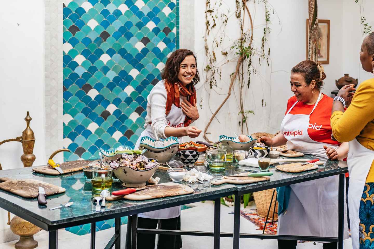 learn the nuances of authentic moroccan cooking, the local style