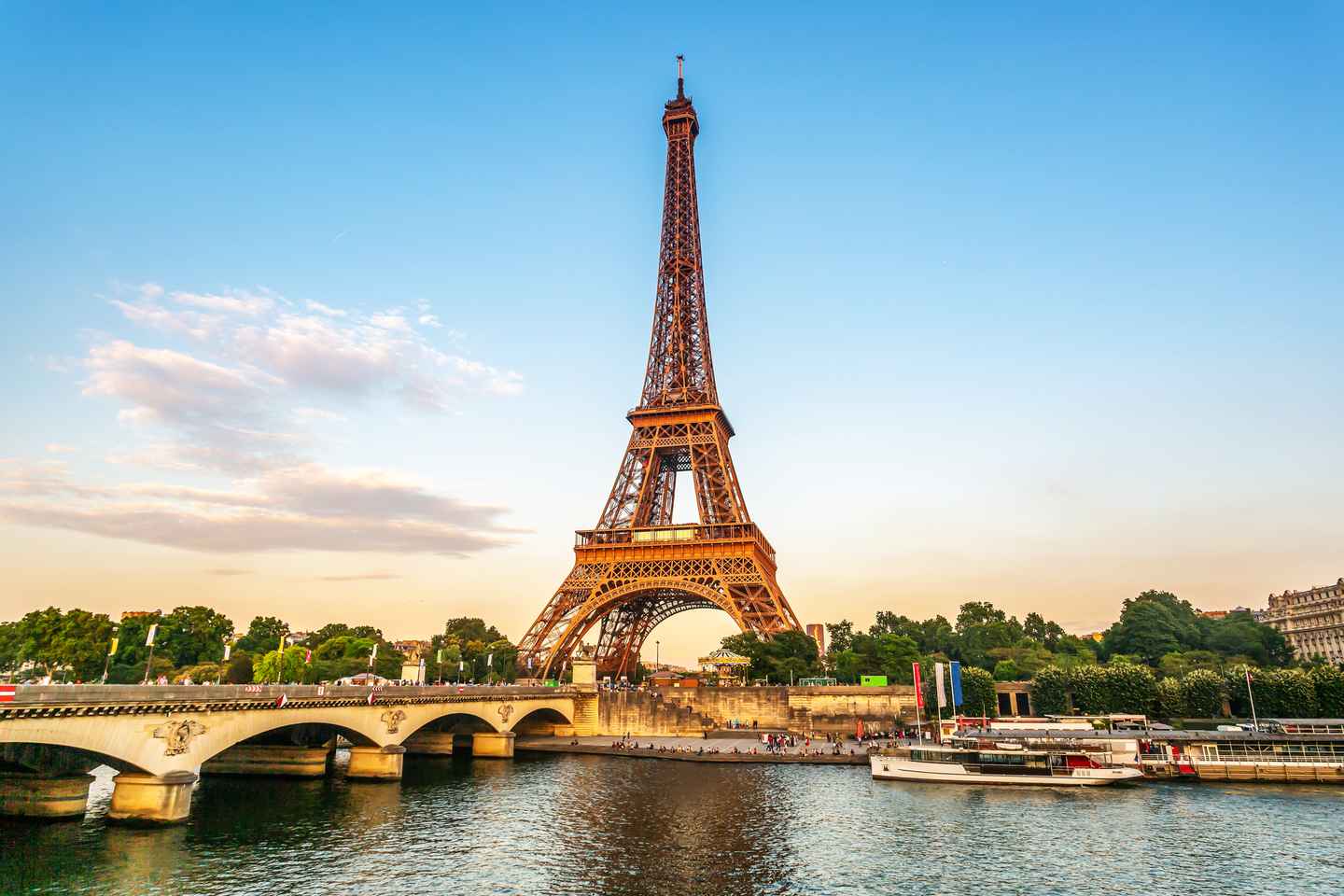get to be up close with the eiffel tower