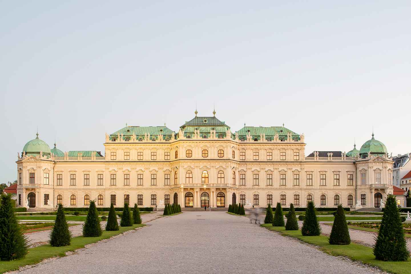 check out the sculptures at belvedere palace