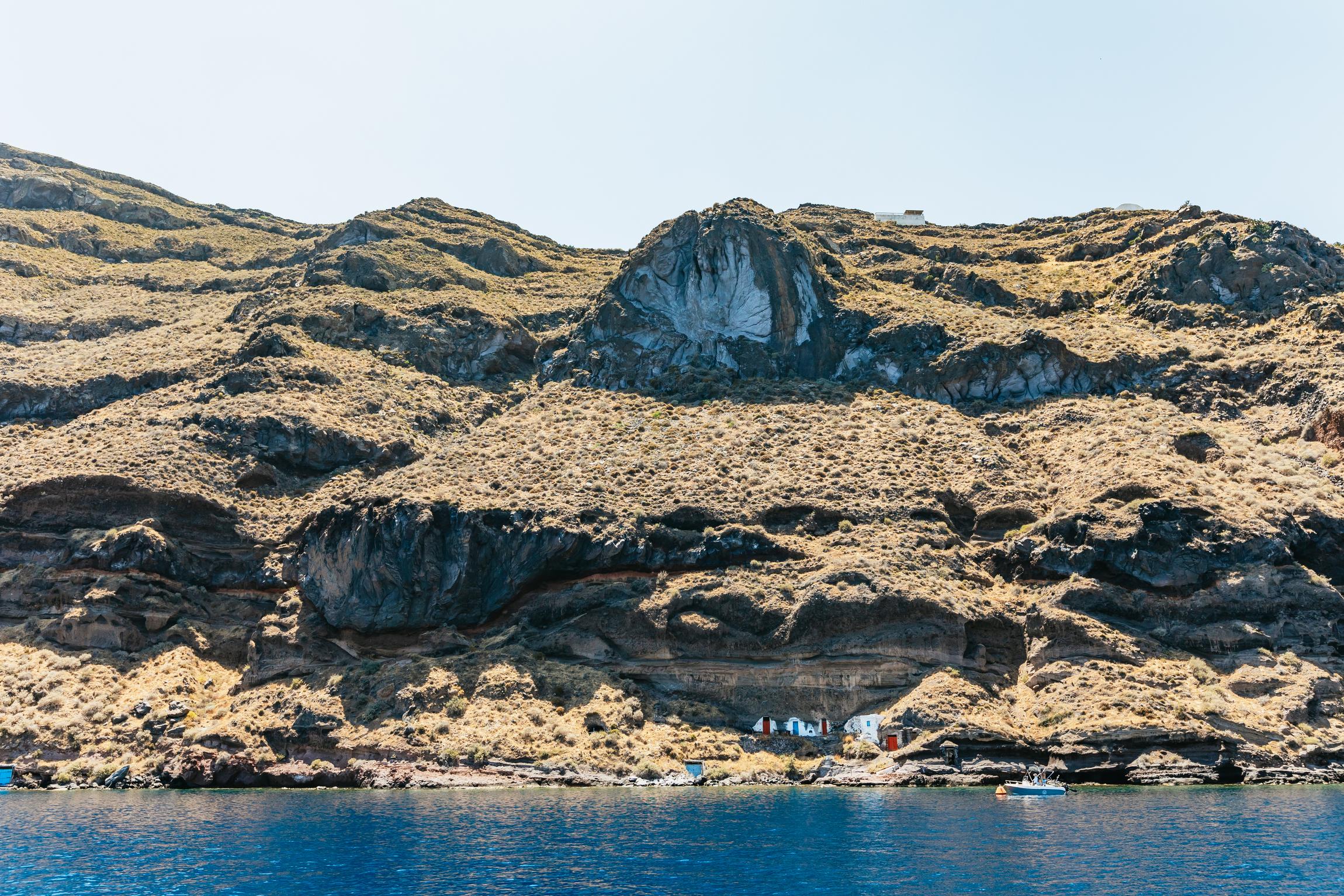 Santorini Luxury Catamaran Day Trip with Meal & Open Bar