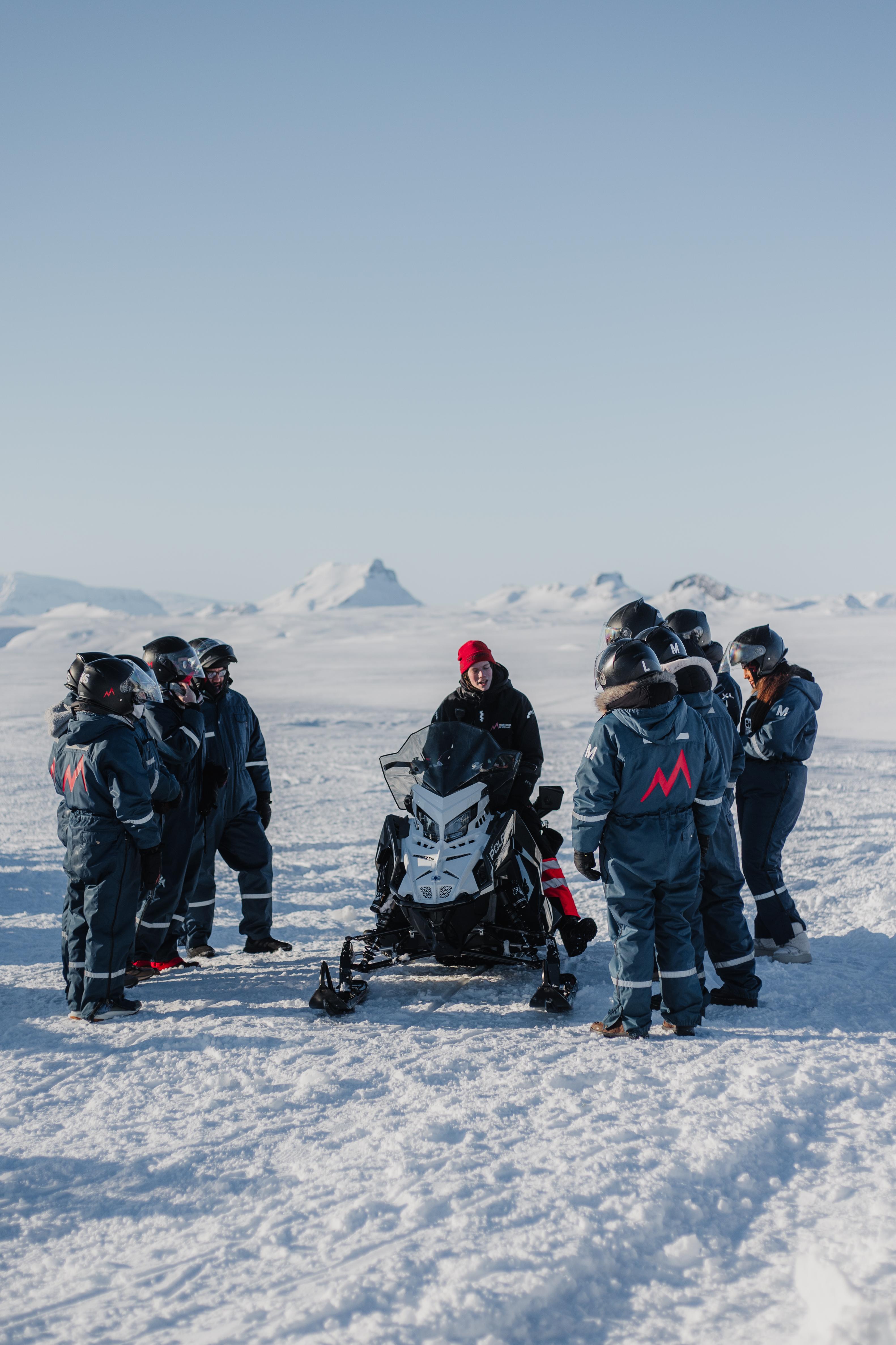 Langjökull Glacier Snowmobile Expedition from Gullfoss