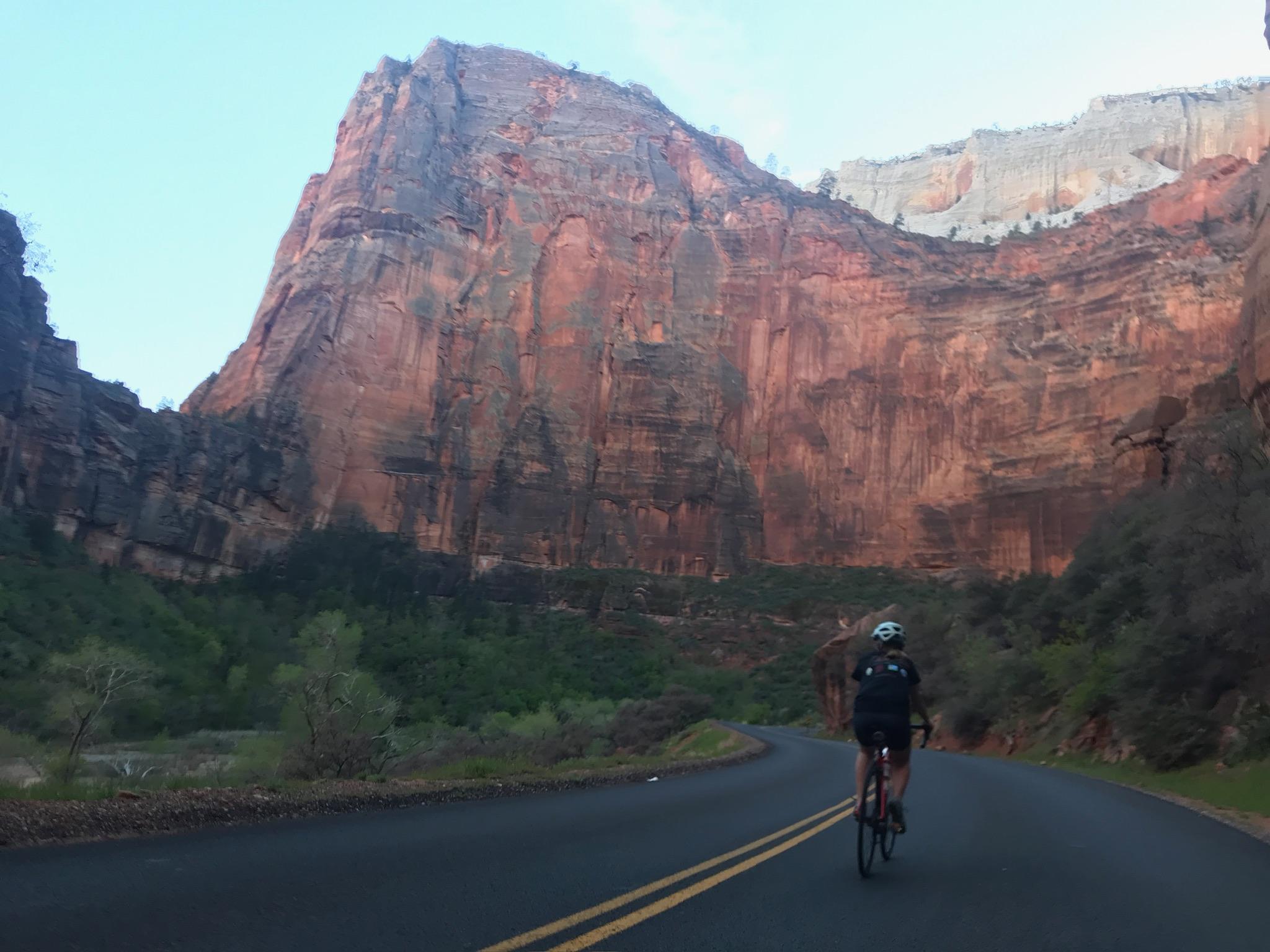 Zion Canyon Sunset Cycling Adventure