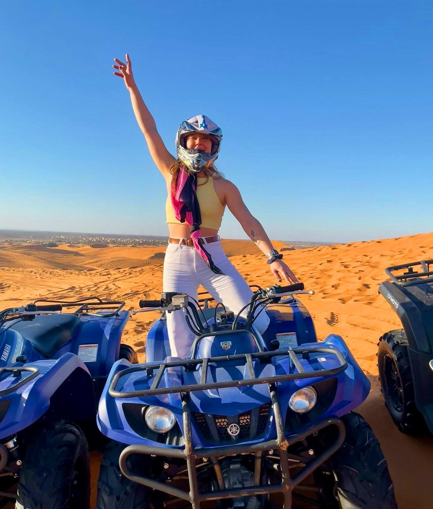 Avventura guidata in quad sulle dune di Erg Chebbi da Merzouga