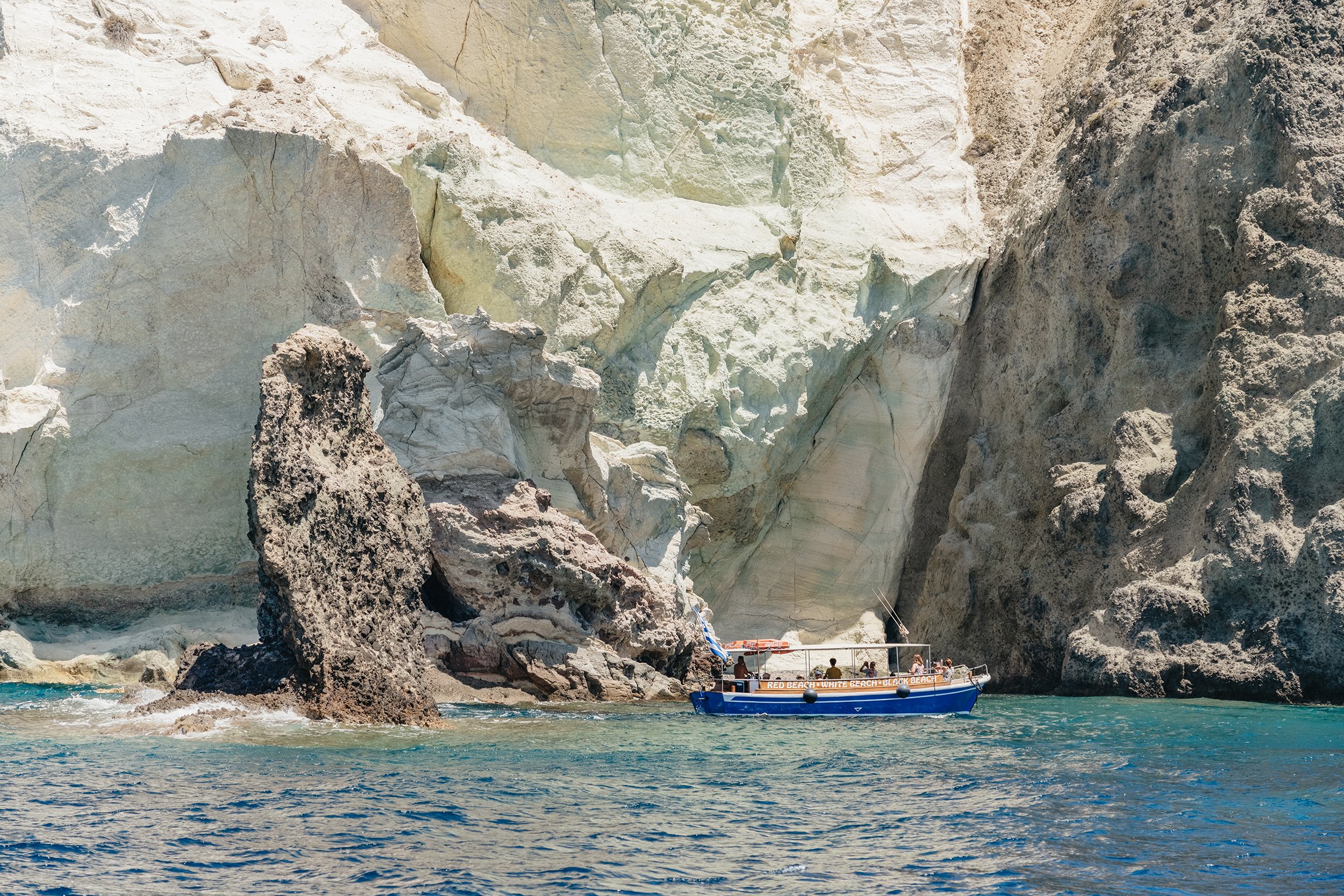 Santorini Catamaran Cruise with BBQ, Drinks & Music
