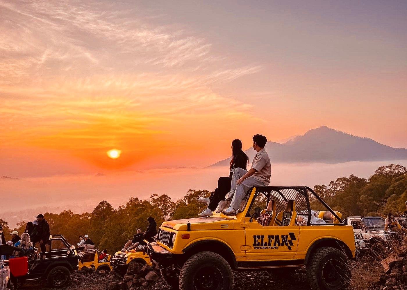 Bali Mount Batur Private Sunrise Jeep & Hot Springs Tour