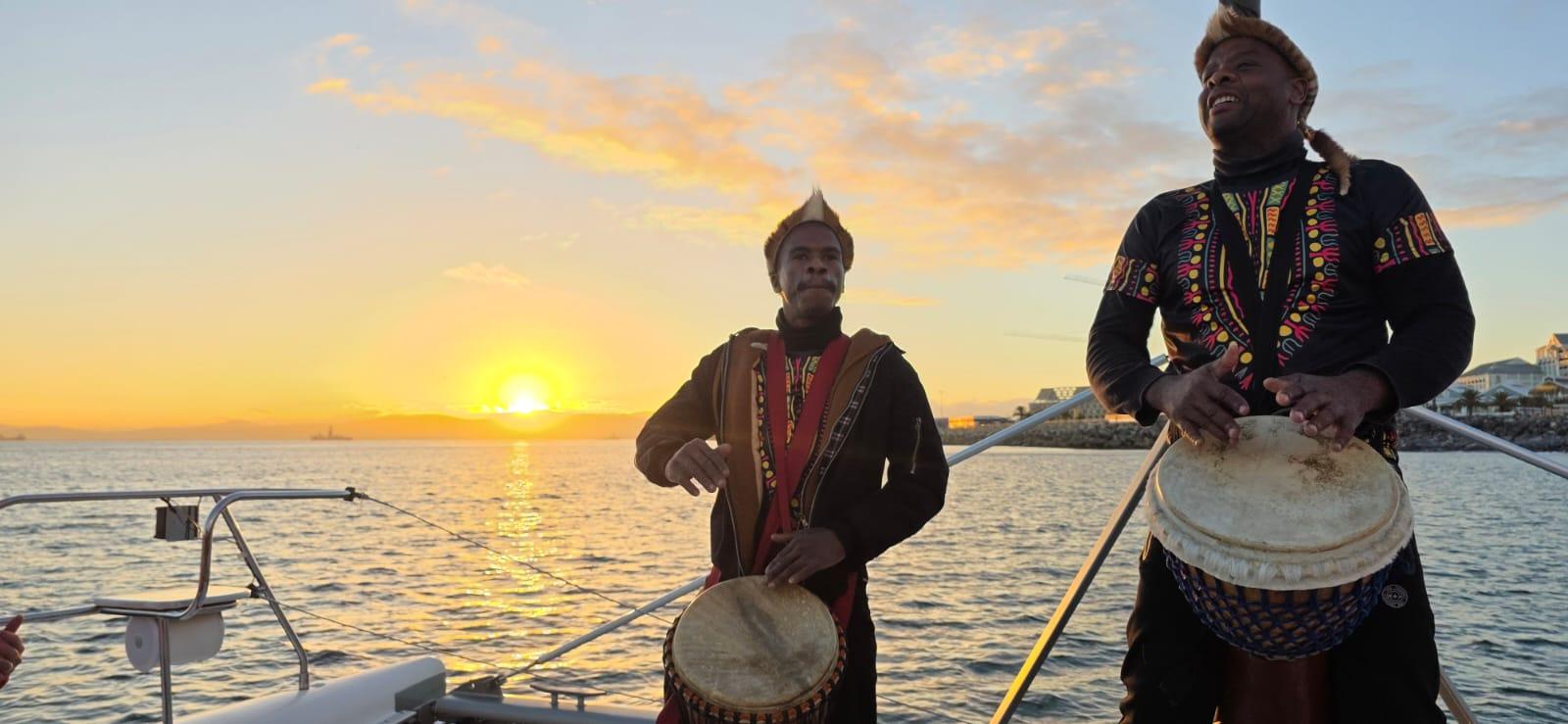 African Drumming Yacht Cruise from V&A Waterfront