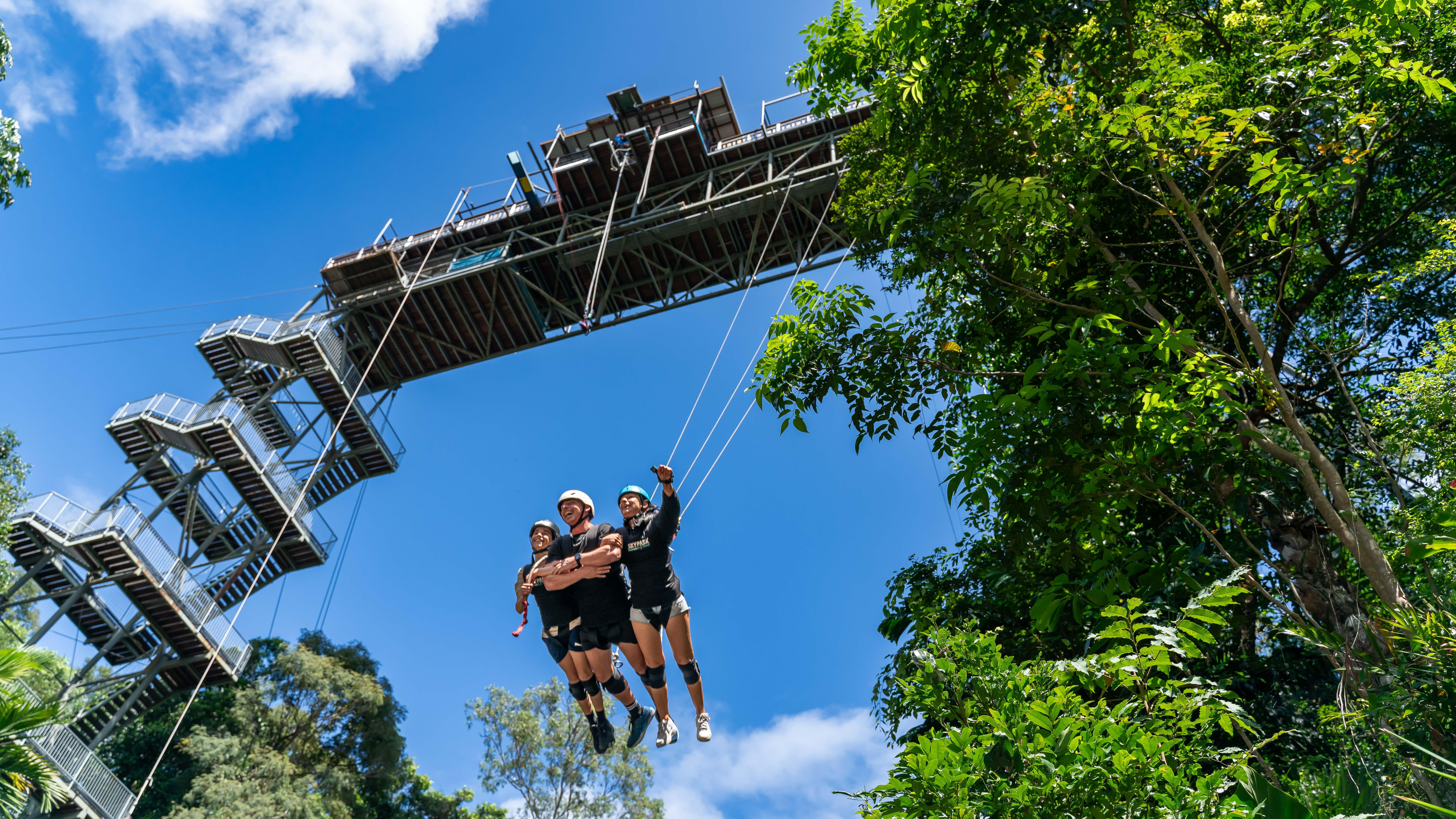 Rainforest Giant Swing at Skypark Cairns