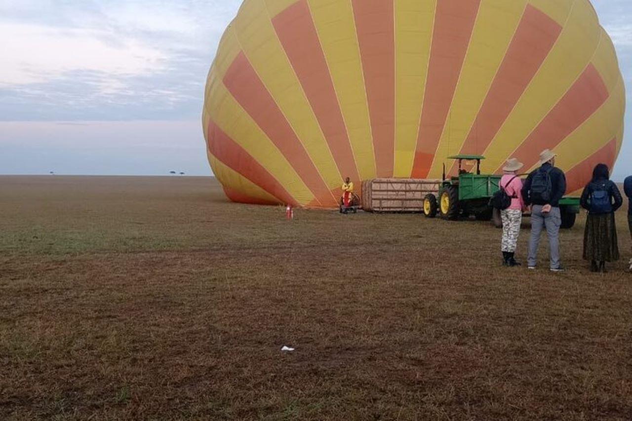 Maasai Mara Sunrise Hot Air Balloon Safari with Champagne Breakfast
