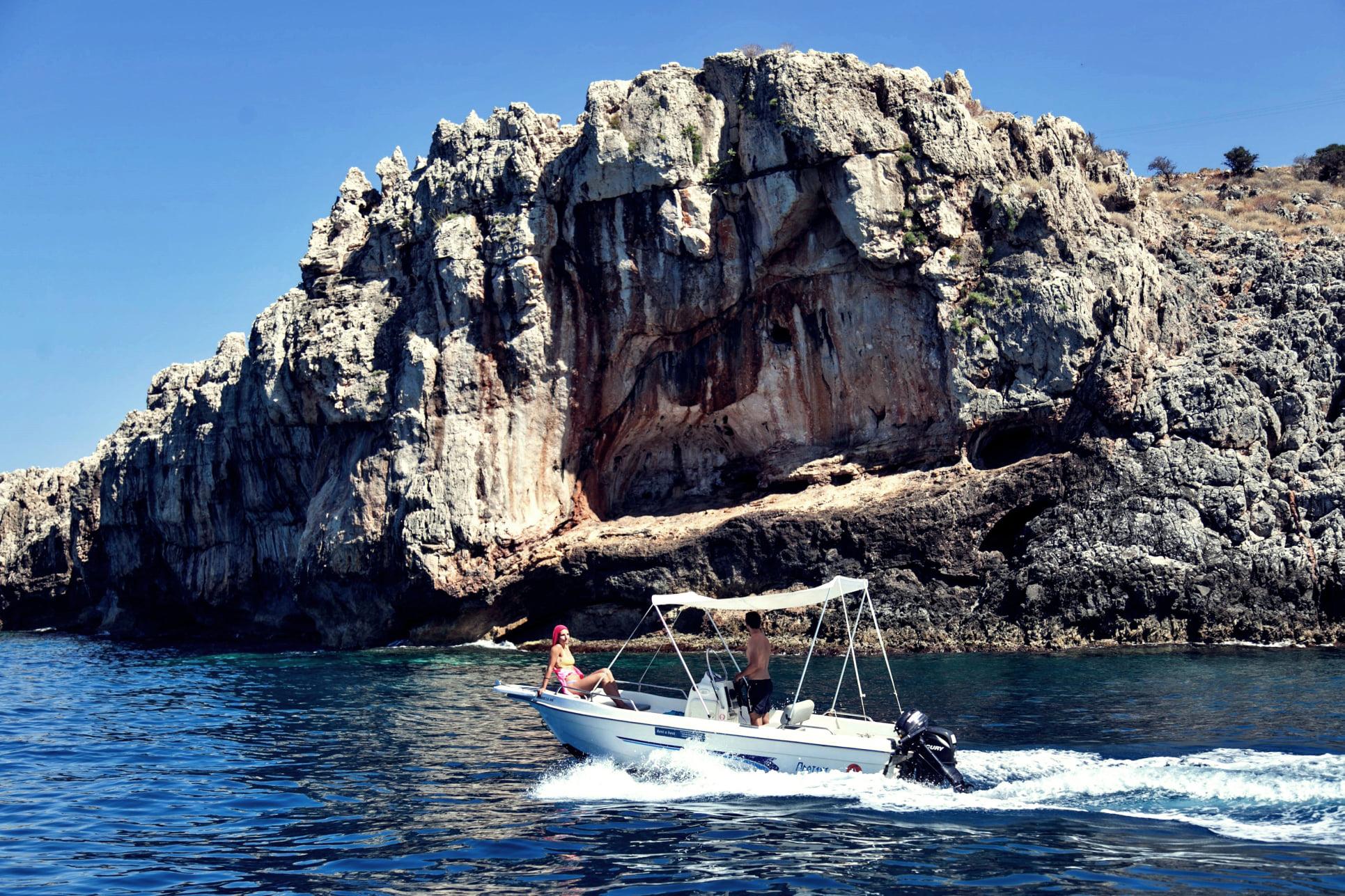 Self-Drive Boat Rental in Kalyves
