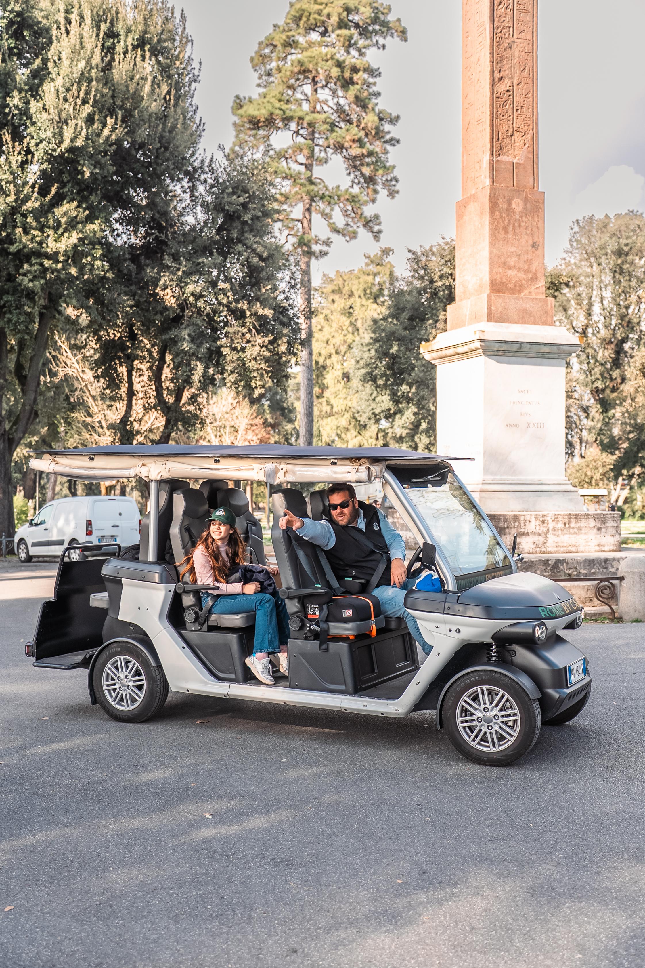 Rome for Families: Kid-Friendly Private Golf Cart Tour