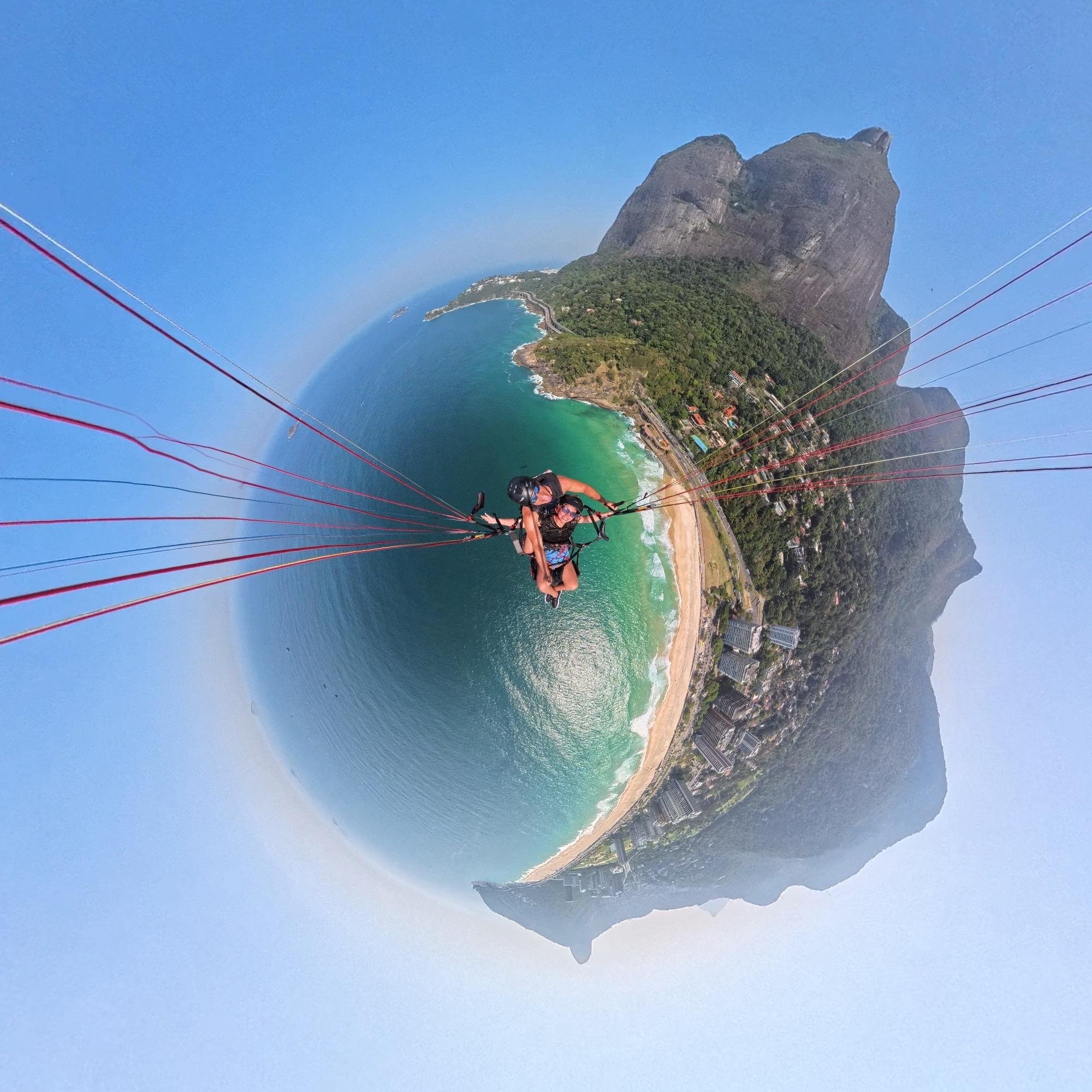 Paragliding Tandem Flight over Rio de Janeiro