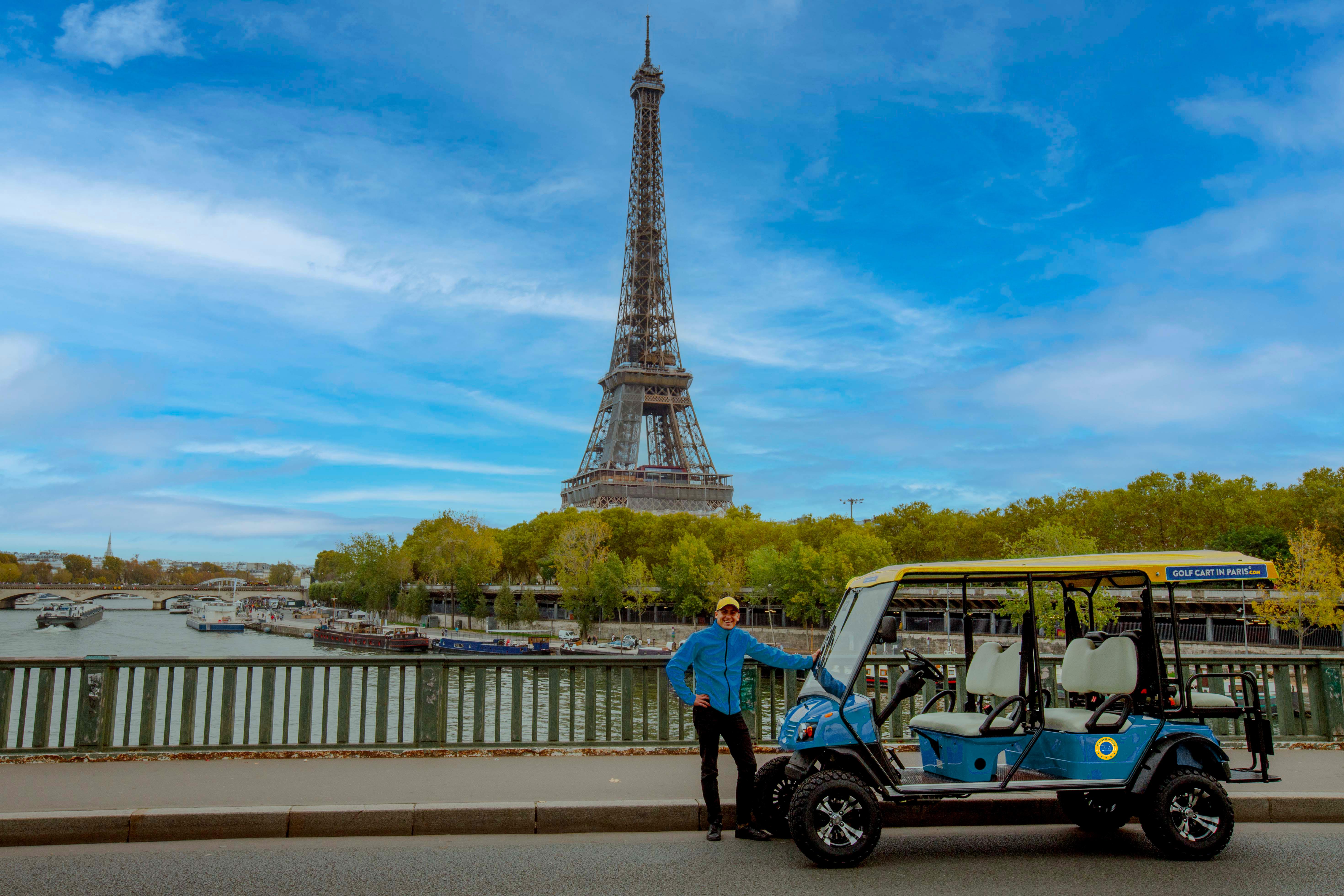 Private Golf Cart Tour of Paris with Pickup
