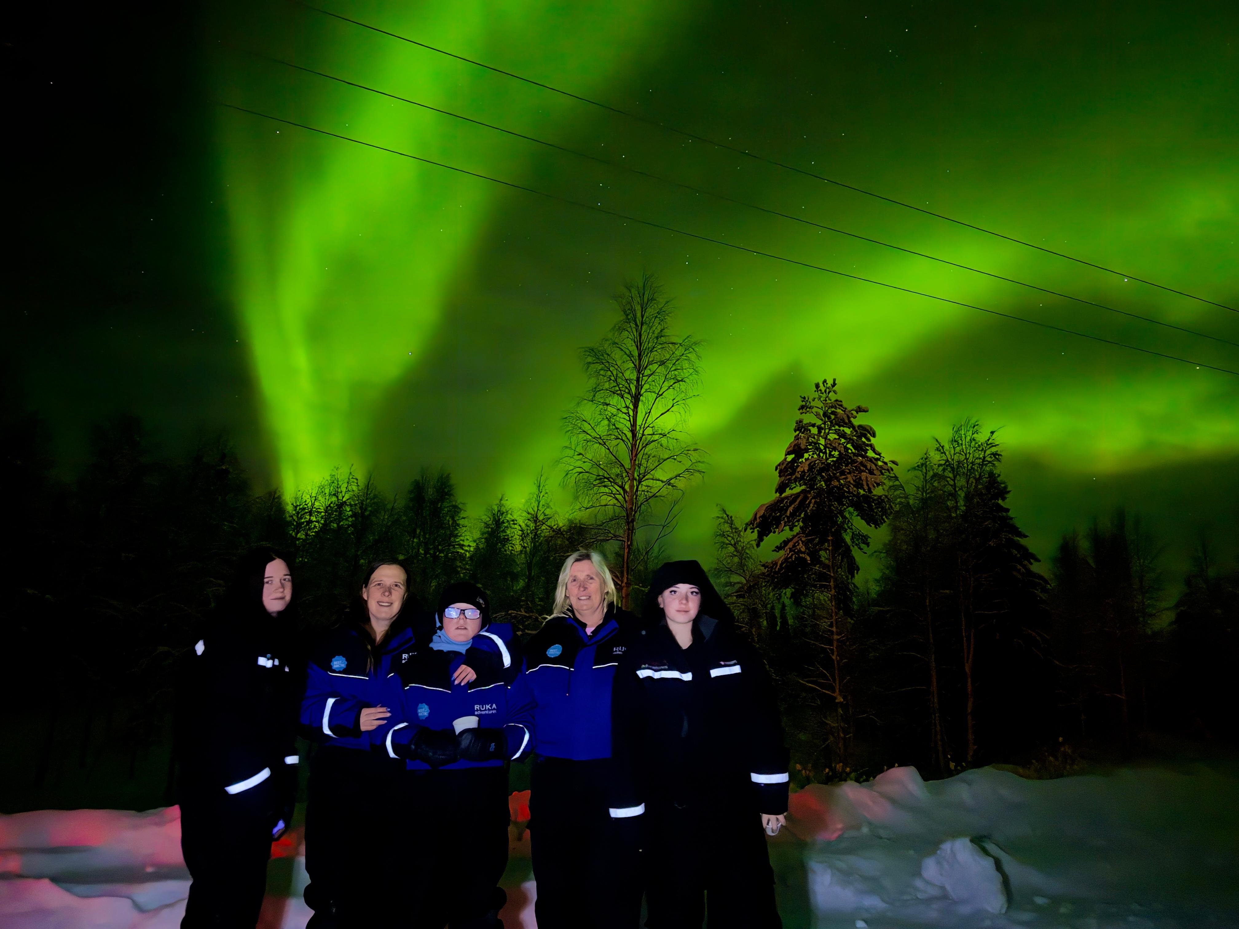 Ruka Northern Lights Hunt with Photography Coaching