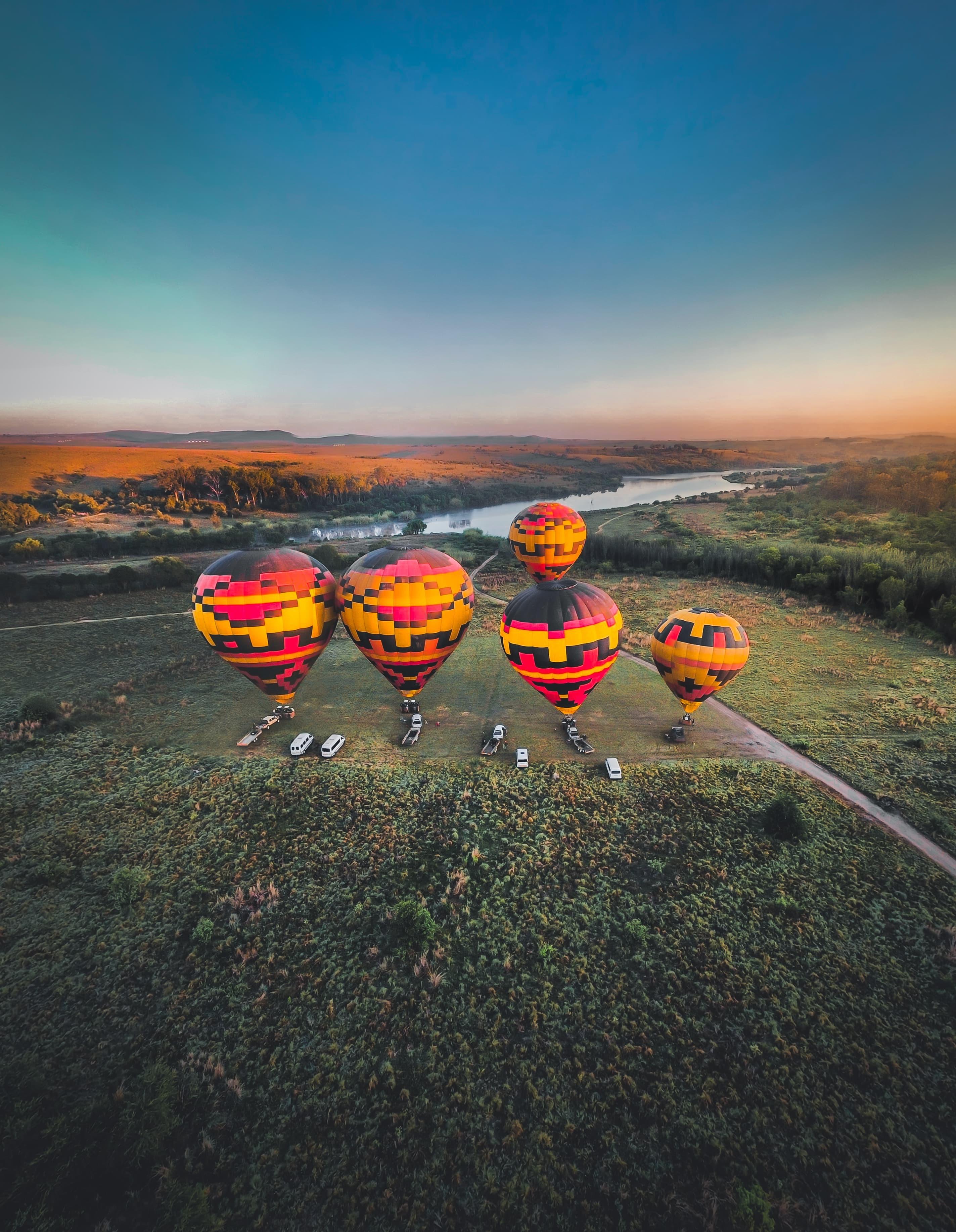Cradle of Humankind Sunrise Balloon Flight with Breakfast