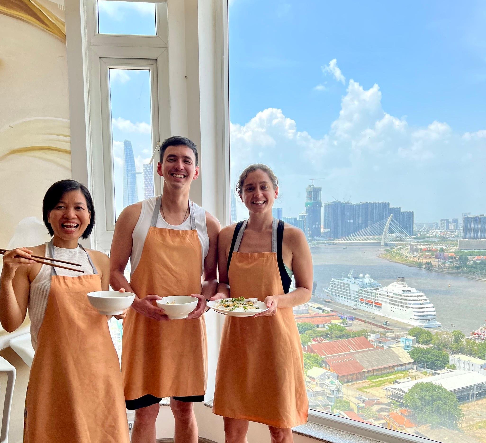 cooking class in Saigon — HCMC: Top-Rated Home Cooking Class, River View AC Kitchen - 2026 (Verified Reviews)