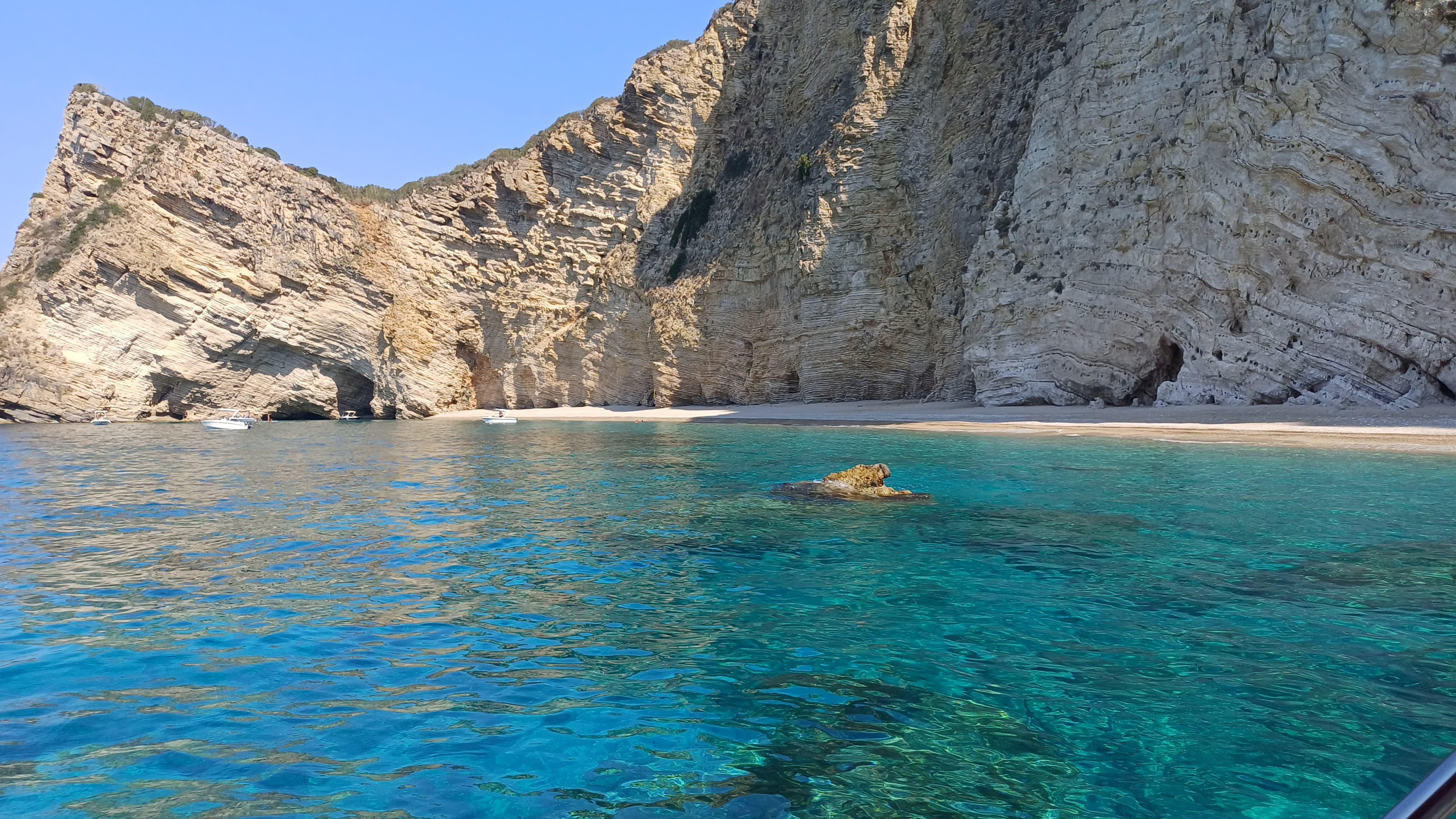 Paleokastritsa Blue Caves & Hidden Beaches Speedboat Tour