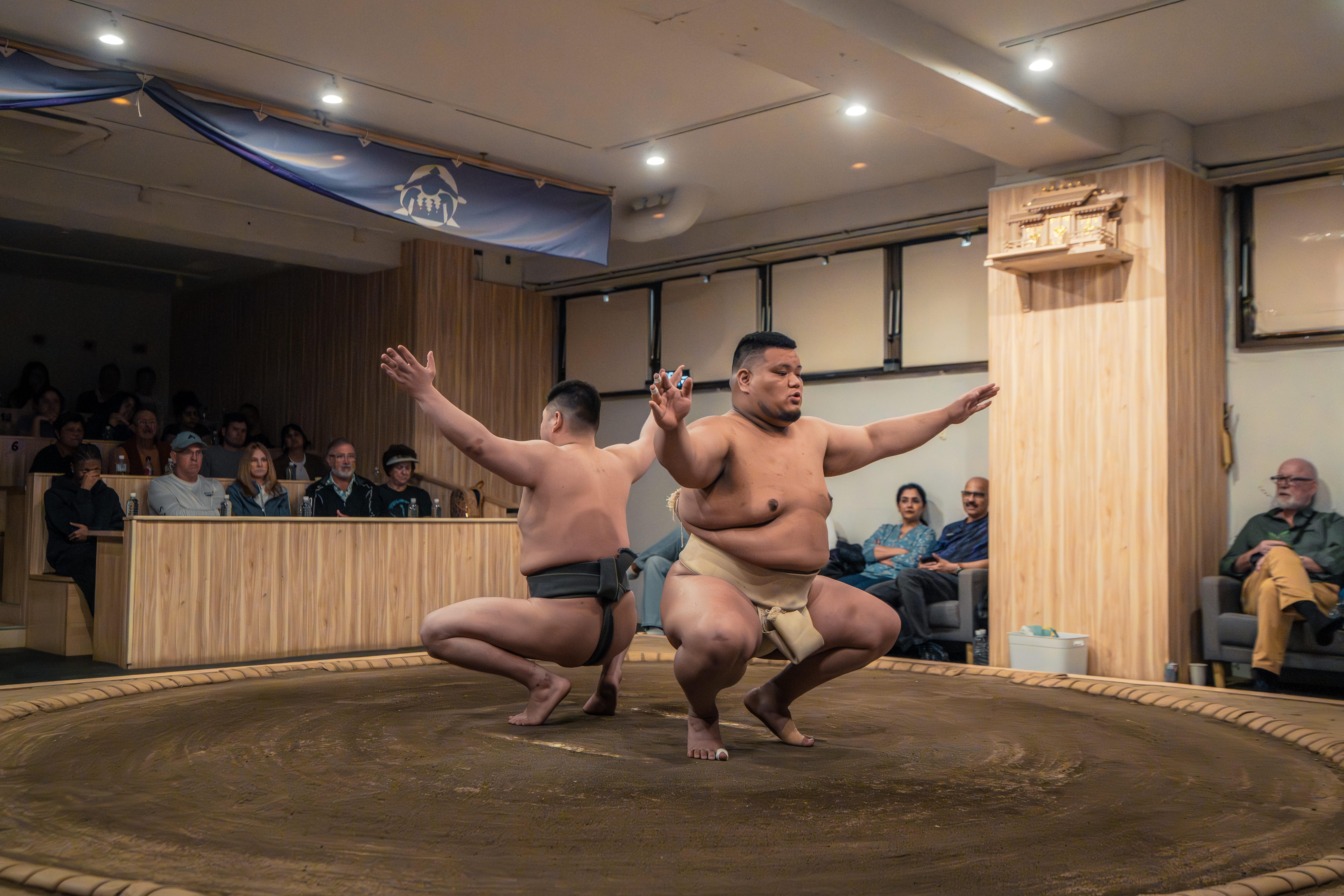 Shinjuku Sumo Show & Ring Challenge Experience