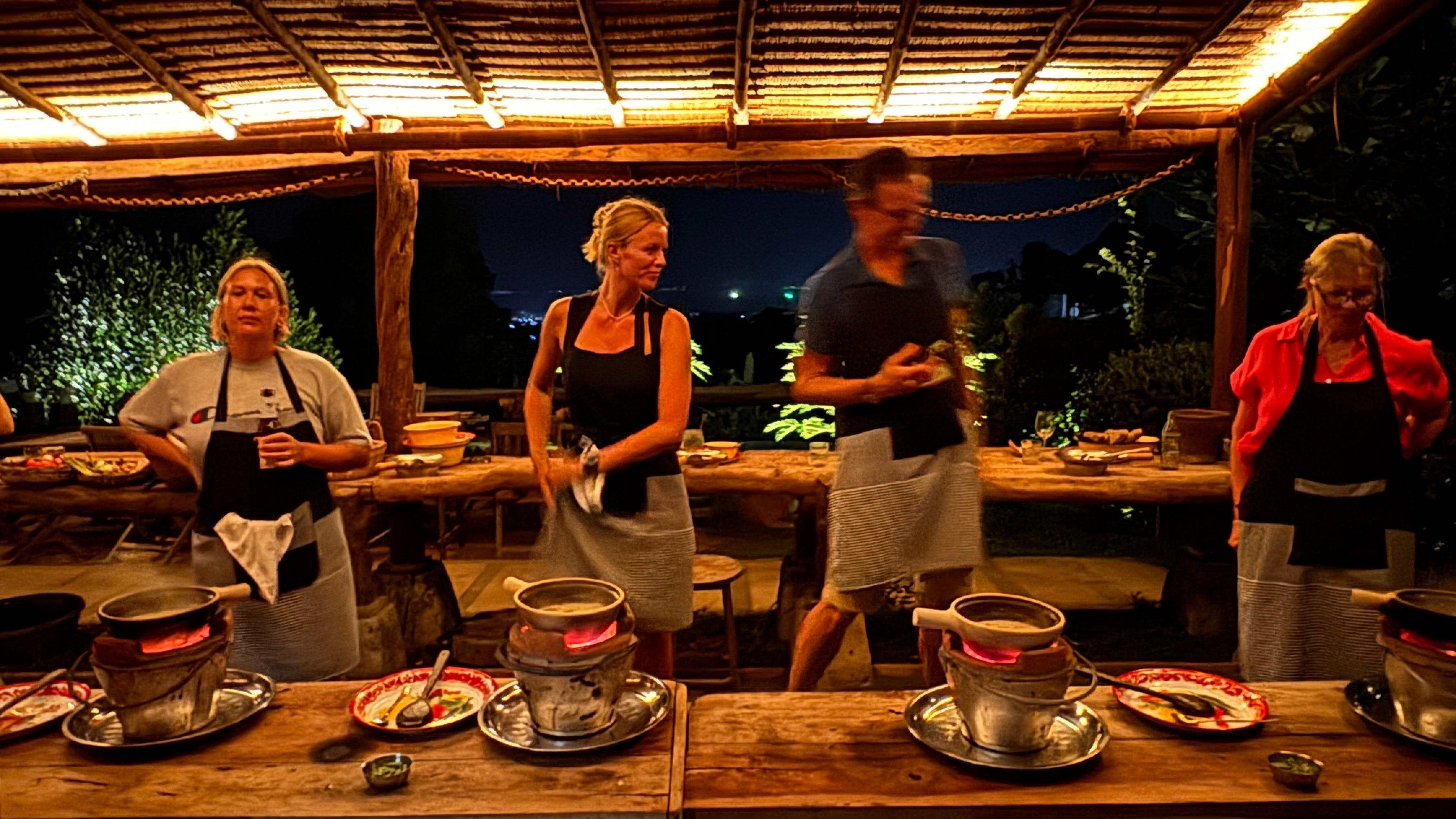 Evening Thai Cooking Class & Organic Garden Experience