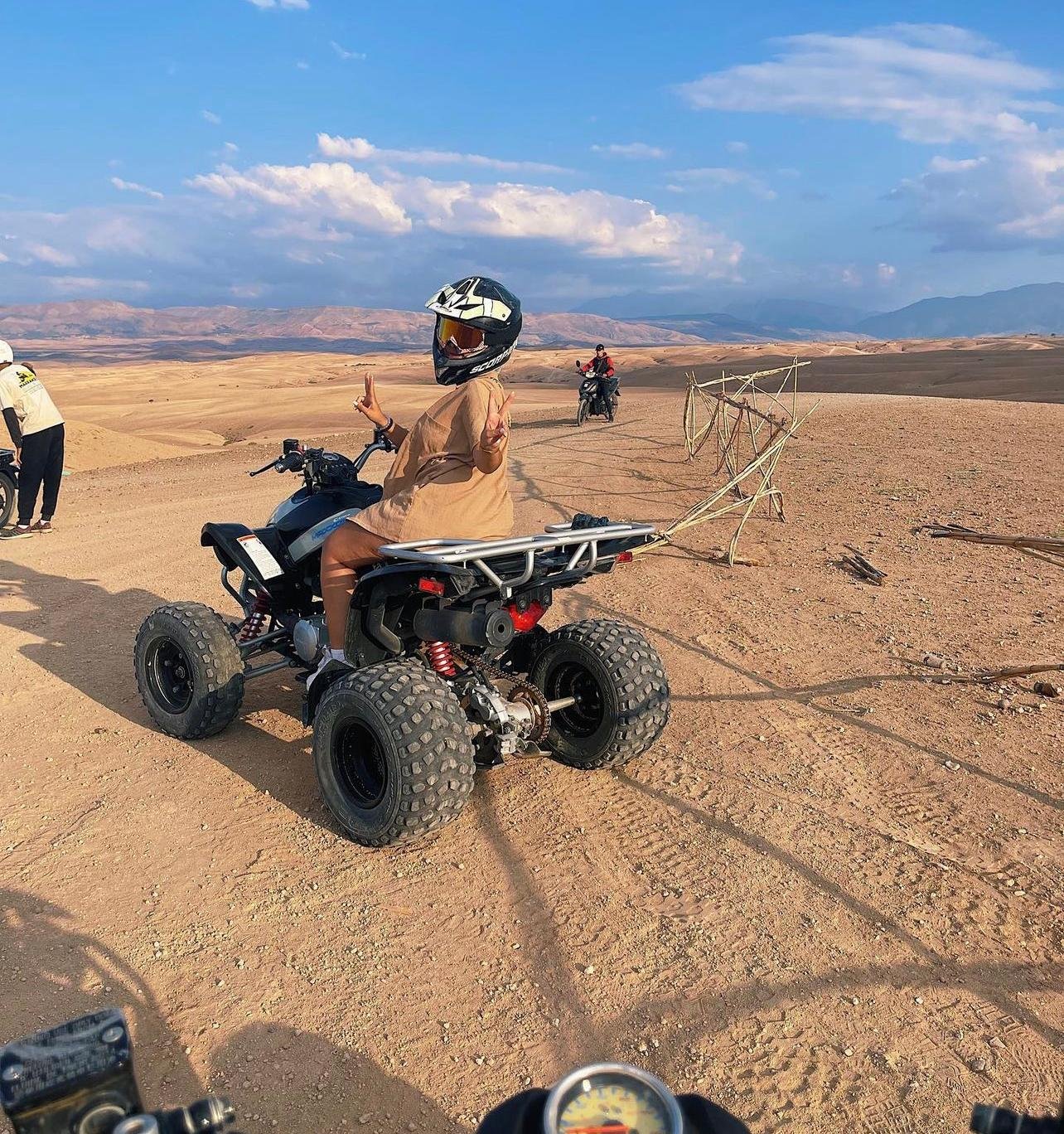 Agafay Desert Adventure: Quad Biking, Camel Ride & Berber Dinner Show