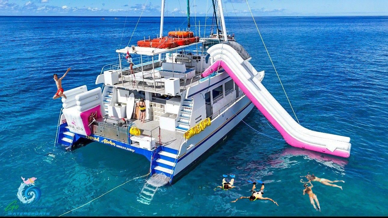 Waikiki Catamaran Snorkel & Ocean Playground Cruise