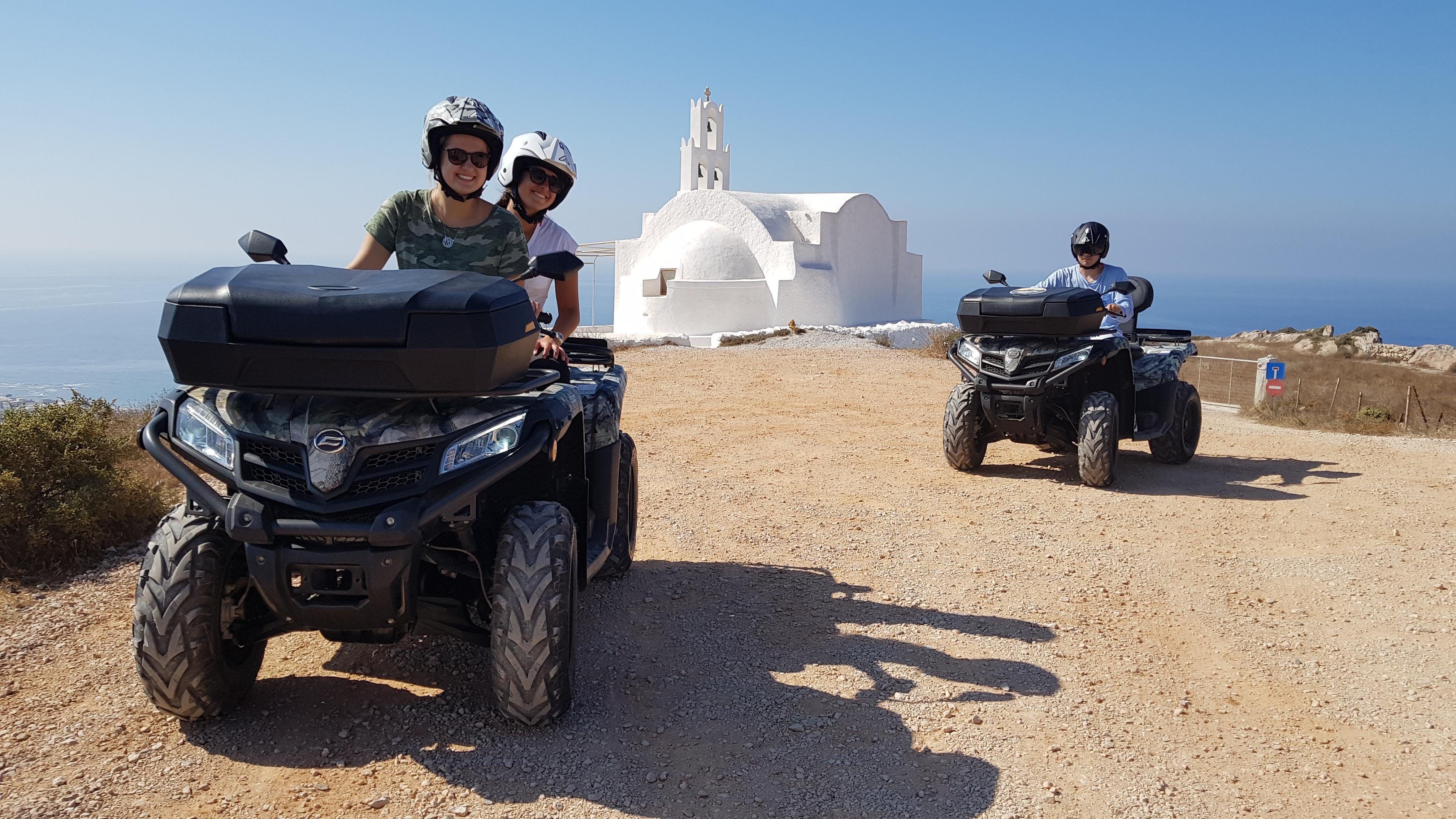 Santorini: ATV guided tour around the South of the island