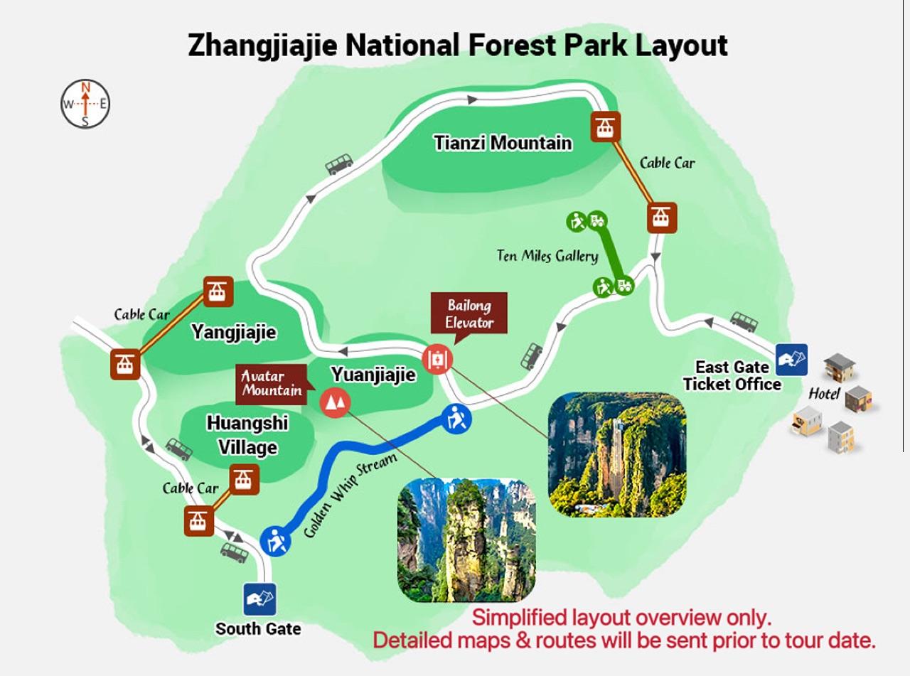 Zhangjiajie National Park Multi-Day Pass with Bailong Elevator & Flexible Routes